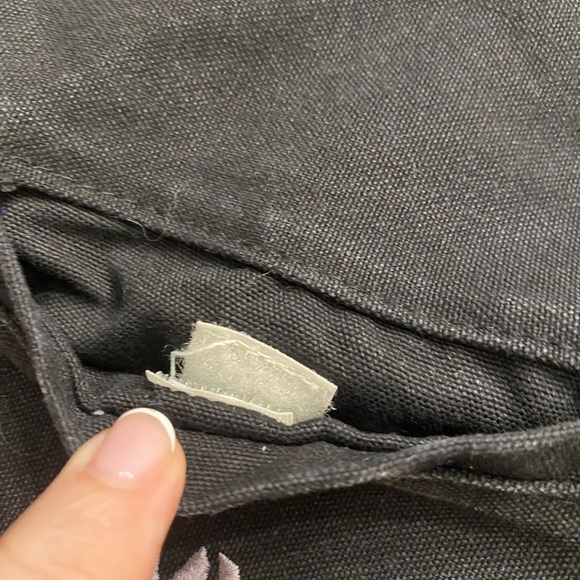 Timberland canvas sling bag drawstring with Velcro pocket - Picture 5 of 8